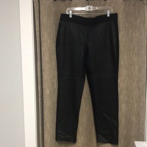 Chico- size 2.5 faux leather pants - black